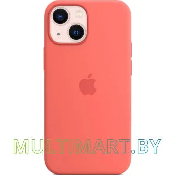 Чехол для телефона Apple MagSafe Silicone Case для iPhone 13 mini (розовый помело)